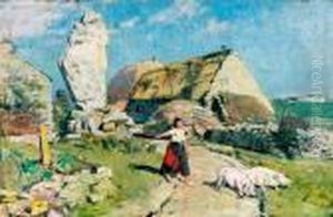 Le Menhir by Lucien Simon