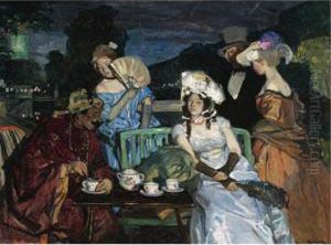 La Mascarade by Lucien Simon