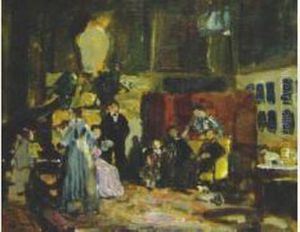 "la Lecon De Piano" by Lucien Simon