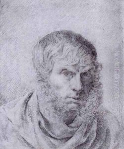 Self Portrait 1810 by Caspar David Friedrich
