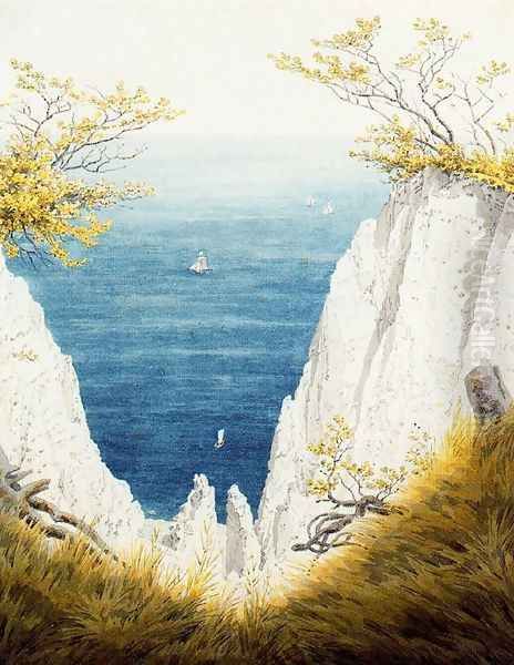 The Chalk Cliffs on Rügen - view 1