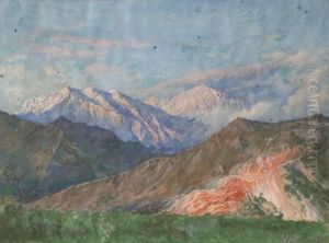 Veduta Delle Alpi Panie by Attilio Simonetti