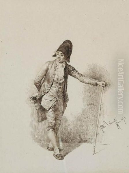 Personaggio In Costume Settecentesco - view 1