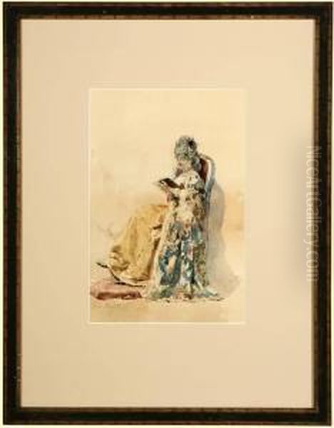 Seated Woman Reading - view 1