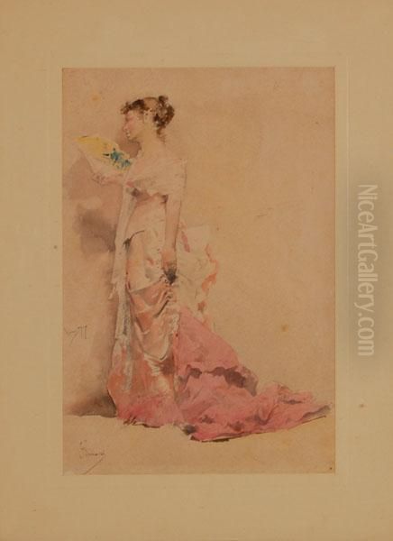 Gentildonna Con Ventaglio - view 1