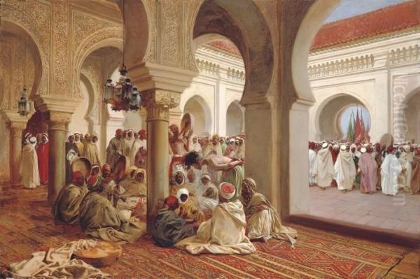 In The Coutyard Of A Mosque - view 1
