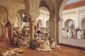 In The Coutyard Of A Mosque