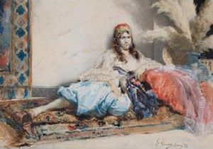 Odalisque Au Pantalon Bleu