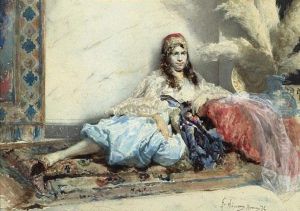 Die Favoritin Eine Odaliske. 1874.