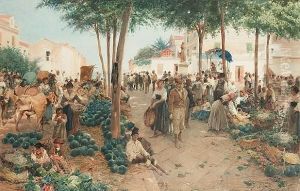 The Street Market, Sorrento, Italy