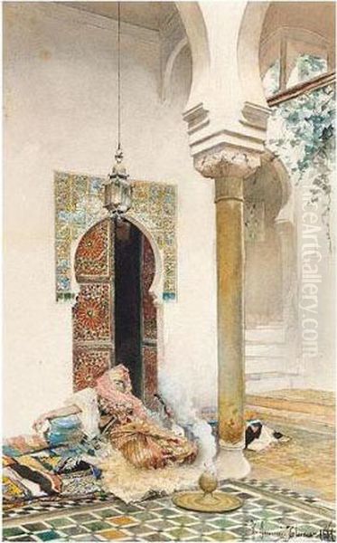A Woman In A Harem, Tlemcen, Algeria - view 1