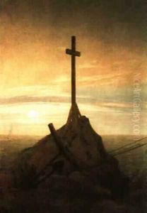 Cross on the Baltic Sea by Caspar David Friedrich