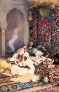 Smoking The Hookah by Gustavo Simoni