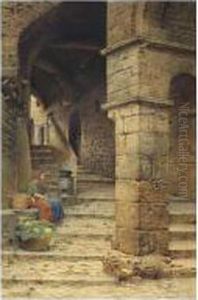 La Marchande De Choux by Scipione Simoni