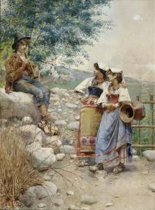 A Roadside Halt by Scipione Simoni