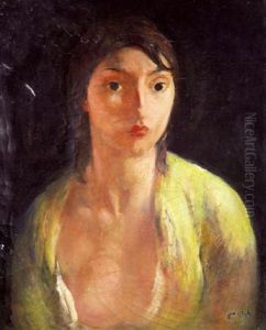 Portrait De Femme by Michel Simonidy