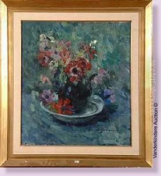 Vase D'anemones - view 1