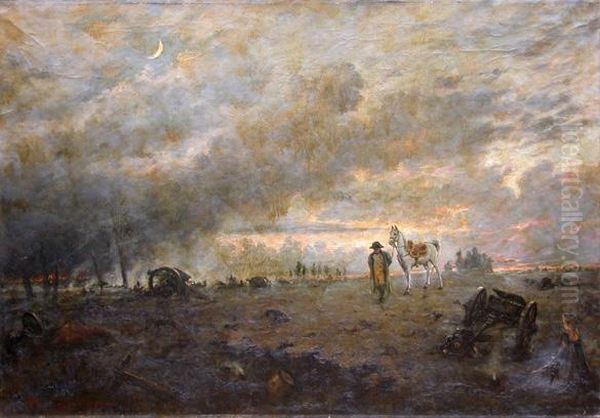 Napoleon Met Paard Op Slagveld. (brasschaat) - view 1