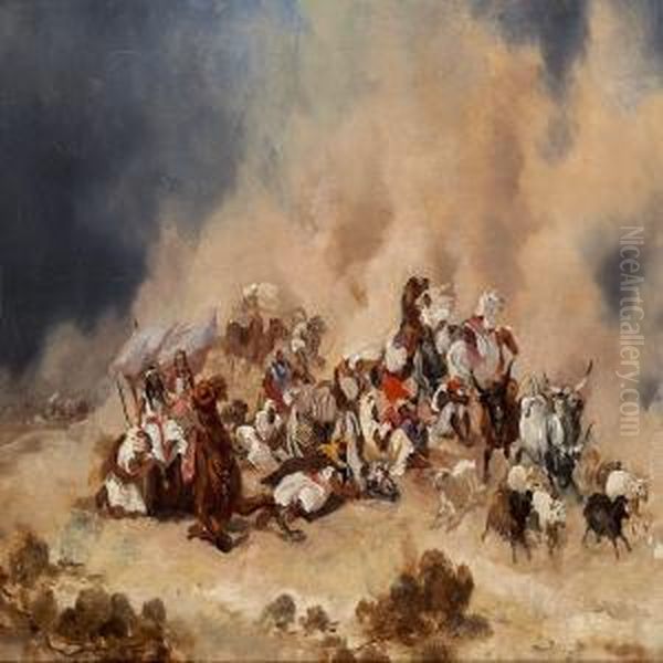 A Sandstorm In The Desert - view 1