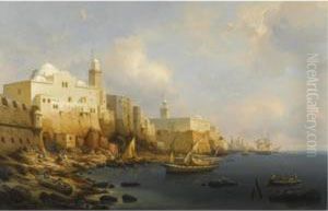 A North African Port by Niels Simonsen