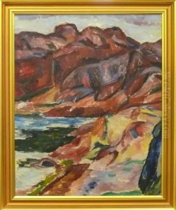 Kustmotiv. by Birger Simonsson