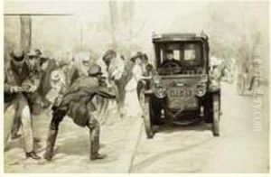 Au Bois Le Matin. Les 
Photographes A L'affut Des Toilettes Pour Les Journaux De Mode, Circa 
1907