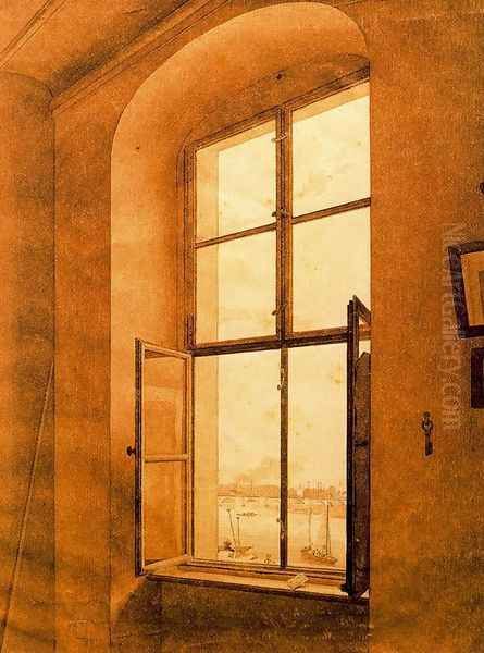 View from the Artist's Studio (left-hand window) - view 1