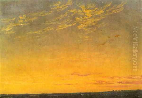 Evening with clouds - view 1