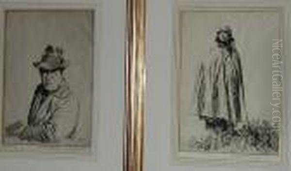 Self-portrait; Lucy In Galloway; George V - view 1