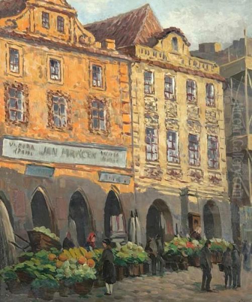 The Produce Market In Prague - view 1