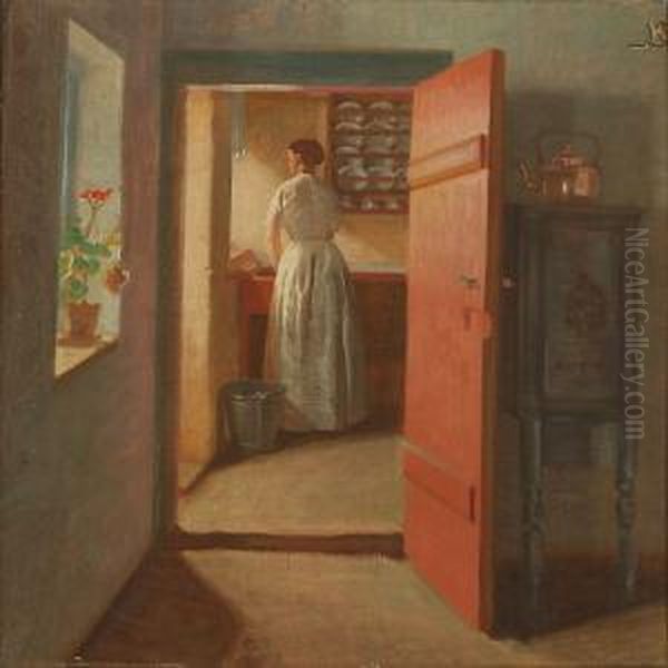 Interior With A Woman - view 1