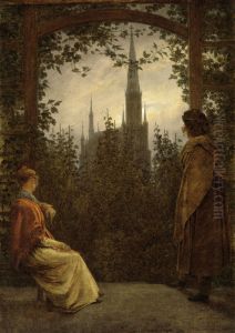 Watching the church by Caspar David Friedrich