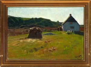 A Danish Summer Landscape A Danish Summer Landscape
