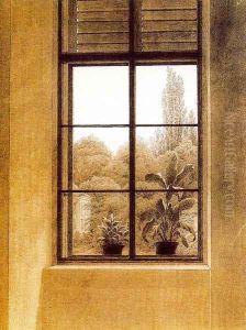 Window and Garden by Caspar David Friedrich