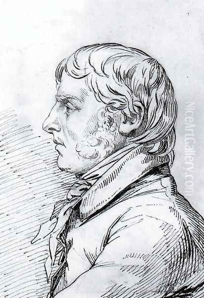 Self-portrait in profile - view 1
