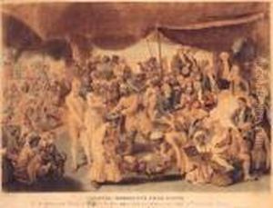 Industry And Oeconomy And Extravagance And Dissipation, By W. Ward, R. A. by Henry Singleton
