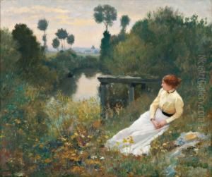 Reverie Pres Du Lac by Jean Paul Sinibaldi