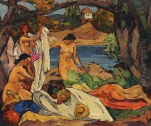 On The Water Bank by Ion Theodorescu Sion