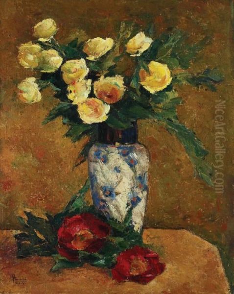 Yellow Roses - view 1