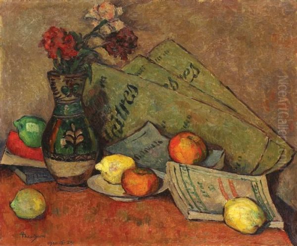 Still Life With Pot And Fruits - view 1
