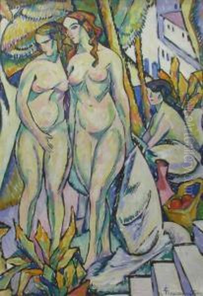 Nudes In Landscape - view 1