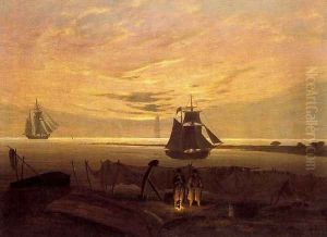 Evening on the Baltic Sea 2 by Caspar David Friedrich