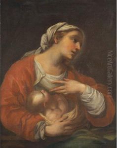 Madonna &amp; Child by Elisabetta Sirani