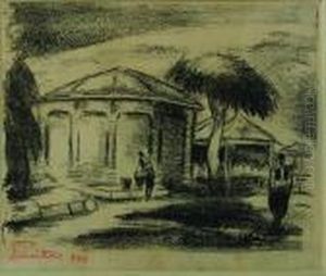 Compozitie Cu Fantana Din Balcic by Francisc Sirato