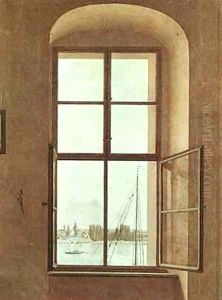 The Lake The Sleeping Water 1897-98 by Caspar David Friedrich