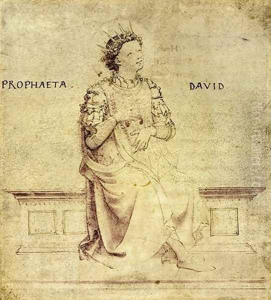 King David Playin a Psaltery 1430 - view 1