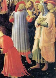 Deposition from the Cross (detail 6) 1437 by Angelico Fra