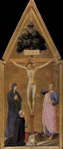 Crucifixion 1450 by Angelico Fra