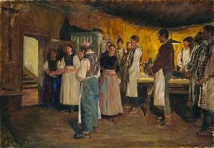 Abendandacht by Franz Skarbina