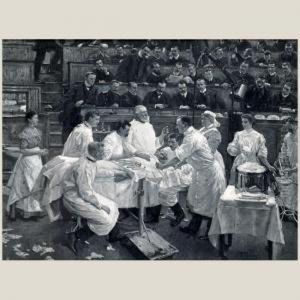 En La Mesa De Operaciones by Franz Skarbina